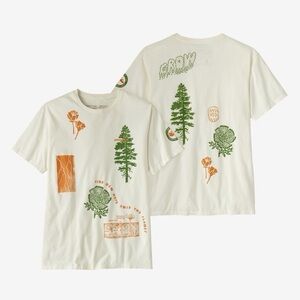Patagonia Pyrophytes Organic T-Shirt Birch White